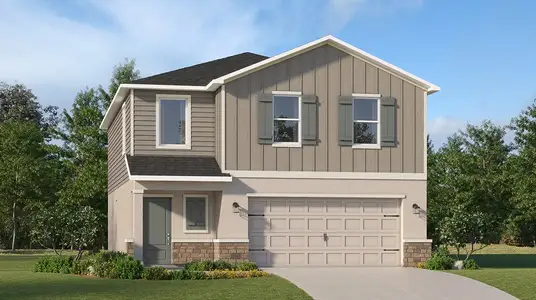 New construction Single-Family house 5424 Meadow Walk Dr, Davenport, FL 33837 plan Columbus - image