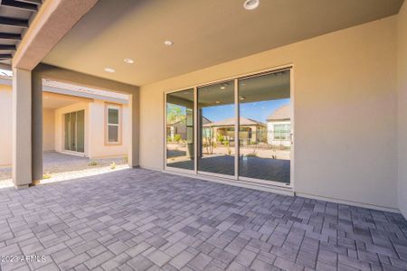 New construction Townhouse house 374 E Citrus Hollow Way, Queen Creek, AZ 85140 Valletta Exterior B- photo 33 33