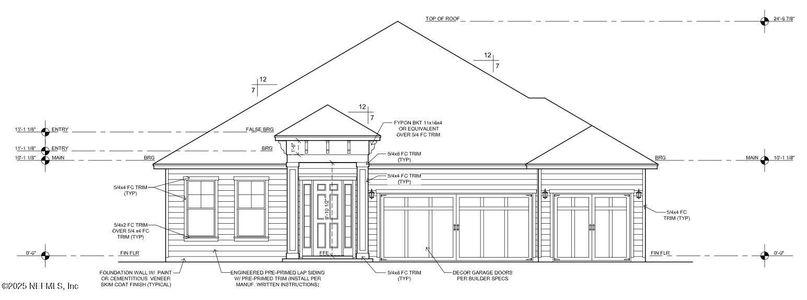 New construction Single-Family house 236 Michael Dr, St. Augustine, FL 32086 - image