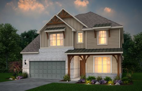 New construction Single-Family house 109 Morningdale Dr, Liberty Hill, TX 78642 plan Lexington - image