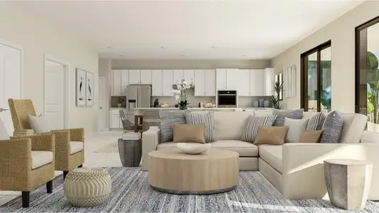 New construction Single-Family house 16322 Tradewind Ter-Parking, Lakewood Ranch, FL 34211 plan Wynwood - image