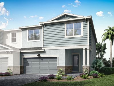 New construction Townhouse house 3503 Nw Solange Ct, Jensen Beach, FL 34957 Oceana- photo 0