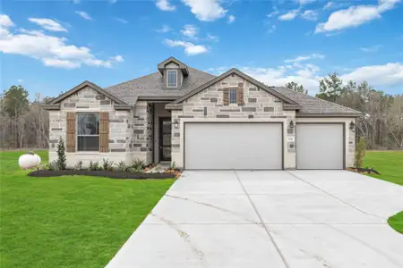 New construction Single-Family house 520 Barton Place Dr, Cleveland, TX 77327 plan Harrison - image