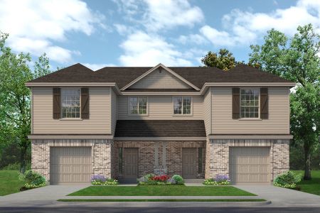 New construction Duplex house 404-406 Wrangler Ln, Denton, TX 76205 Duplex 4- photo 0