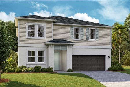 New construction Single-Family house 10009 Surrey Rose Dr, San Antonio, FL 33576 Coquina- photo 0