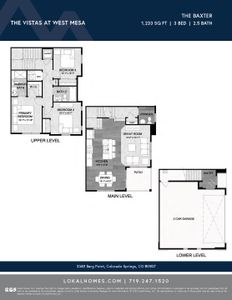 New construction Single-Family house 848 Beckton Hts, Colorado Springs, CO 80907 plan Baxter - image