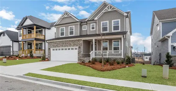 New construction Single-Family house 152 Candlewood Ln, Hoschton, GA 30548 plan Davidson - image