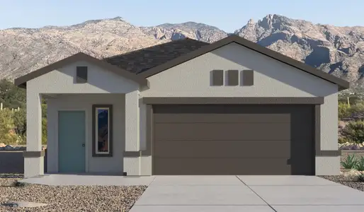 New construction Single-Family house 6187 E Campolina Trl, Tucson, AZ 85756 plan Diana - image