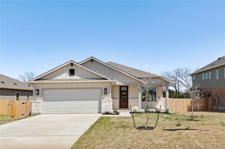 New construction Single-Family house 305 Lucky Ave, Bertram, TX 78605 Freestone- photo 0