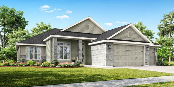 New construction Single-Family house 3062 Bella Vita Dr, Nolanville, TX 76559 plan Barton Creek - image