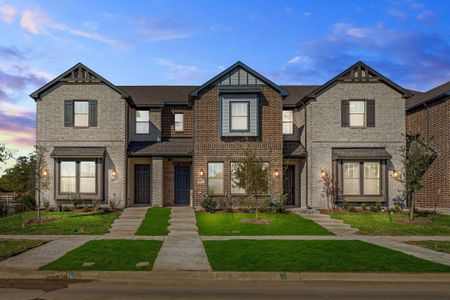 New construction Townhouse house 6411 Baritone Ct, Sachse, TX 75048 Brown Homeplan- photo 4 4