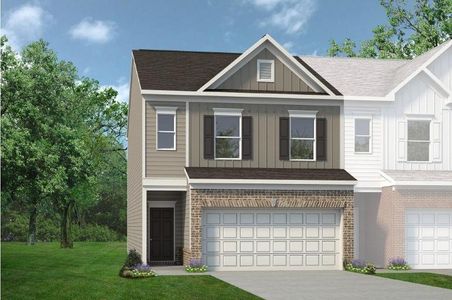 New construction Townhouse house 84 Ravencliff Dr, Unit 84, Austell, GA 30168 The Norwood II- photo 0