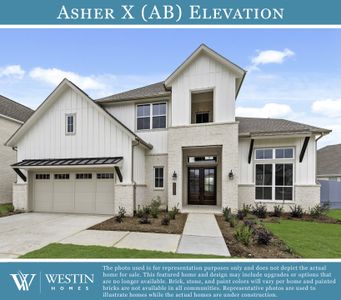 New construction Single-Family house 4906 N Star Trl, Richmond, TX 77469 plan The Asher X - image 1