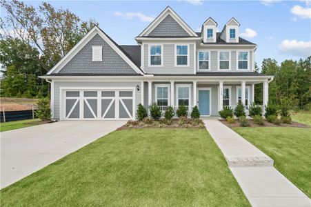 New construction Single-Family house 7169 Maple Brook Lane, Flowery Branch, GA 30542 Riverton- photo 0