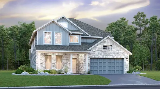 New construction Single-Family house 1624 Tinnen House St, Georgetown, TX 78628 Baveno- photo 0