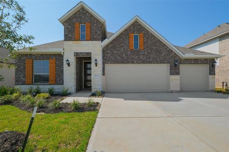 New construction Single-Family house 31315 Greenville Creek Ln, Hockley, TX 77447  The Lamar- photo 0