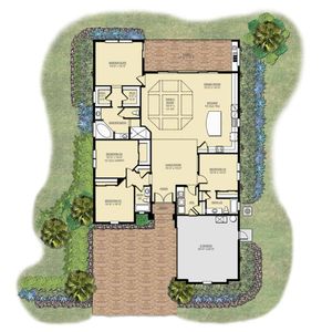 New construction Single-Family house 15 New Water Oak Dr, Palm Coast, FL 32137 plan The Sorrento I - image