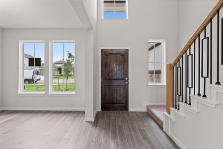 New construction Single-Family house 329 Stellar Wind Dr, Georgetown, TX 78628 Lennox- photo 7 7