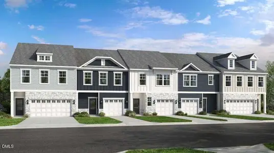 New construction Townhouse house 8752 Wardle Ct, Wake Forest, NC 27587 plan Sage - image