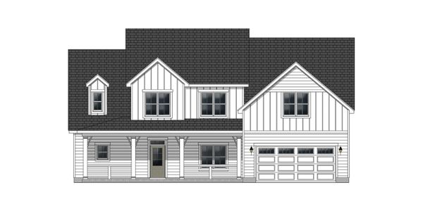 New construction Single-Family house 4009 Stillwood Dr, Winterville, NC 27858 plan Albemarle - image