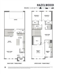 With ample space for entertaining and spacious bedrooms, our Helaina plan is the perfect townhouse for you to call home!