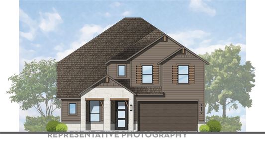 New construction Single-Family house 8704 Peristyle Dr, Austin, TX 78744 plan Botero Plan - image