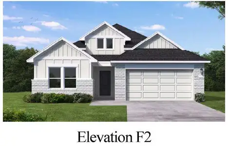New construction Single-Family house 137 Ayres Horn, Cedar Creek, TX 78612 plan Upton - image
