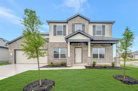 New construction Single-Family house 20008 Schatz Wy, Manor, TX 78653 plan Lavon - Smart Series - image