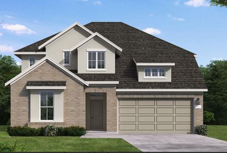 New construction Single-Family house 536 Los Aliso Ct, Liberty Hill, TX 78642 plan Delta - image