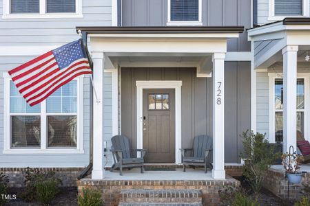 New construction Townhouse house 728 Silo Park Dr, Wake Forest, NC 27587 null- photo 3 3