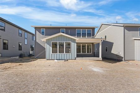 New construction Single-Family house 11110 Encantado Trl, Lone Tree, CO 80134 plan 4063 Halle Elevation B - Low Slope Contemporary - image