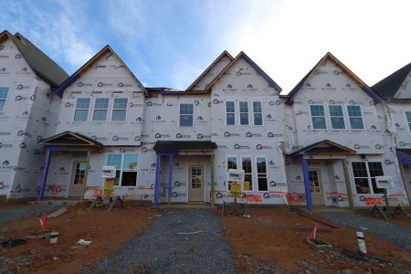 New construction Townhouse house 3193 Mission Olive Pl, New Hill, NC 27562 Hazelnut - Townhome Series- photo 2 2