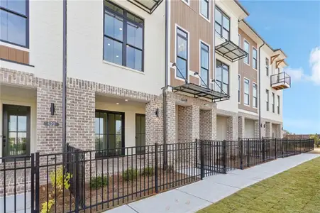 New construction Townhouse house 120 Iveybrooke Ln, Unit 65, Alpharetta, GA 30009 plan The Barnsley I - image