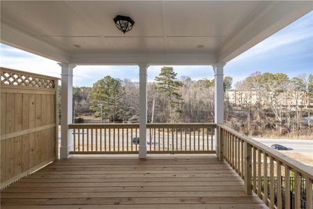 New construction Townhouse house 704 Dodd Ln, Unit 158, Buford, GA 30518 The Stockton- photo 36 36