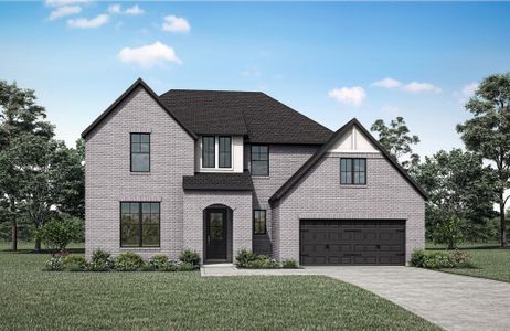 New construction Single-Family house 1800 Morning Mist Dr, Georgetown, TX 78628 plan Tegan - image