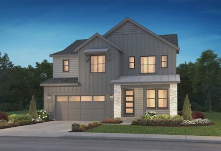 New construction Single-Family house 11113 Encantado Trl, Lone Tree, CO 80134 4064 Rickie Elevation A - High Slope Contemporary- photo 0