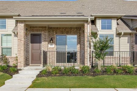New construction Townhouse house 606 Tall Grass Trl, Wylie, TX 75098 Prague- photo 0