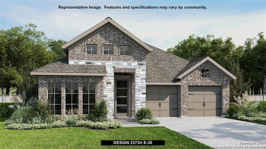 New construction Single-Family house 1816 Windward Way, Seguin, TX 78155 Design 2373H- photo 0