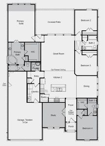 Structural options added include: Bedroom 4 with bath, study, extended owners suite, drop in corner tub at primary bath and gourmet kitchen.