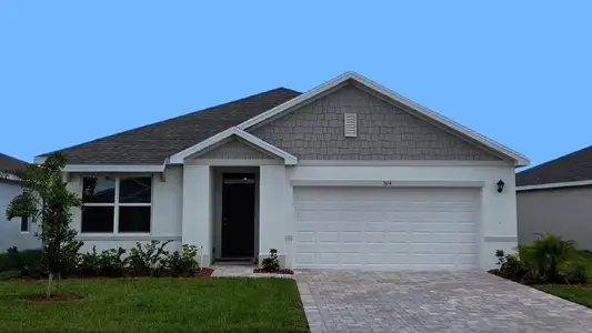 New construction Single-Family house 1614 Garabaldi Cir Se, Palm Bay, FL 32909 plan Aria - image