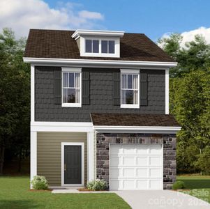 New construction Townhouse house 3323 Lilac Grove Dr, Charlotte, NC 28269 plan Wylie II - image
