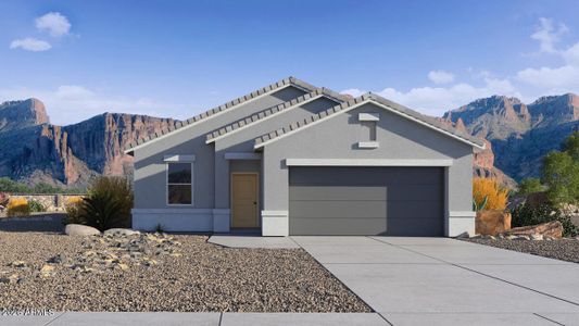 New construction Single-Family house 5524 E Button Ln, San Tan Valley, AZ 85140 plan Dalton - image
