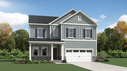 New construction Single-Family house 2812 Warm Breeze Wy, Knightdale, NC 27545 plan Landrum III - image