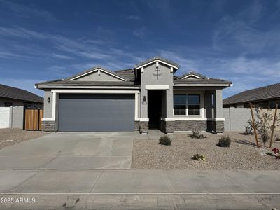 New construction Single-Family house 35980 W San Ildefanso Ave, Maricopa, AZ 85138 Mockingbird- photo 0