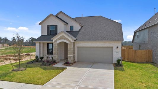 New construction Single-Family house 24219 Dewey Trl, Magnolia, TX 77355 plan Thames - image