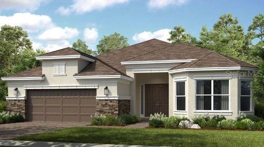 New construction Single-Family house 29924 Rusco Ct, Wesley Chapel, FL 33543 Pallazio- photo 0