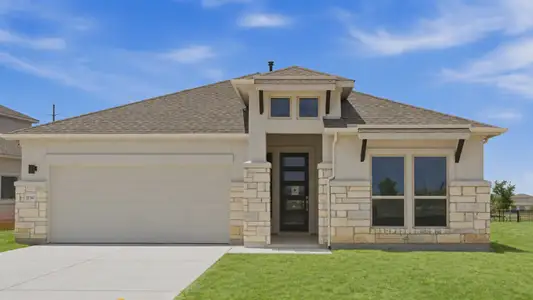 New construction Single-Family house 17317 Ammersee Ln, Pflugerville, TX 78660 plan Oleander - image