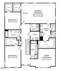 New construction Single-Family house 315 Jeter Grove Rd, Apex, NC 27523 plan Shiloh II - image