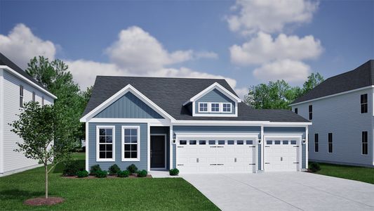 New construction Single-Family house 1018 Bell Heather Rd, Durham, NC 27703 plan Clark - Vanguard Collection - image