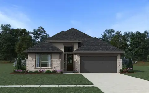 New construction Single-Family house 5410 Majestic Ct, Manvel, TX 77578 plan Brooks - image